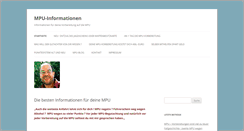 Desktop Screenshot of mpu-informationen.de